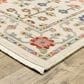 Oriental Weavers Lucca Floral Dance 5"3" x 7"6" Ivory Area Rug, , large