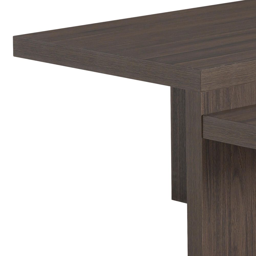 Ashley Zendex 2-Piece Occasional Table Set in Dark Brown, , large