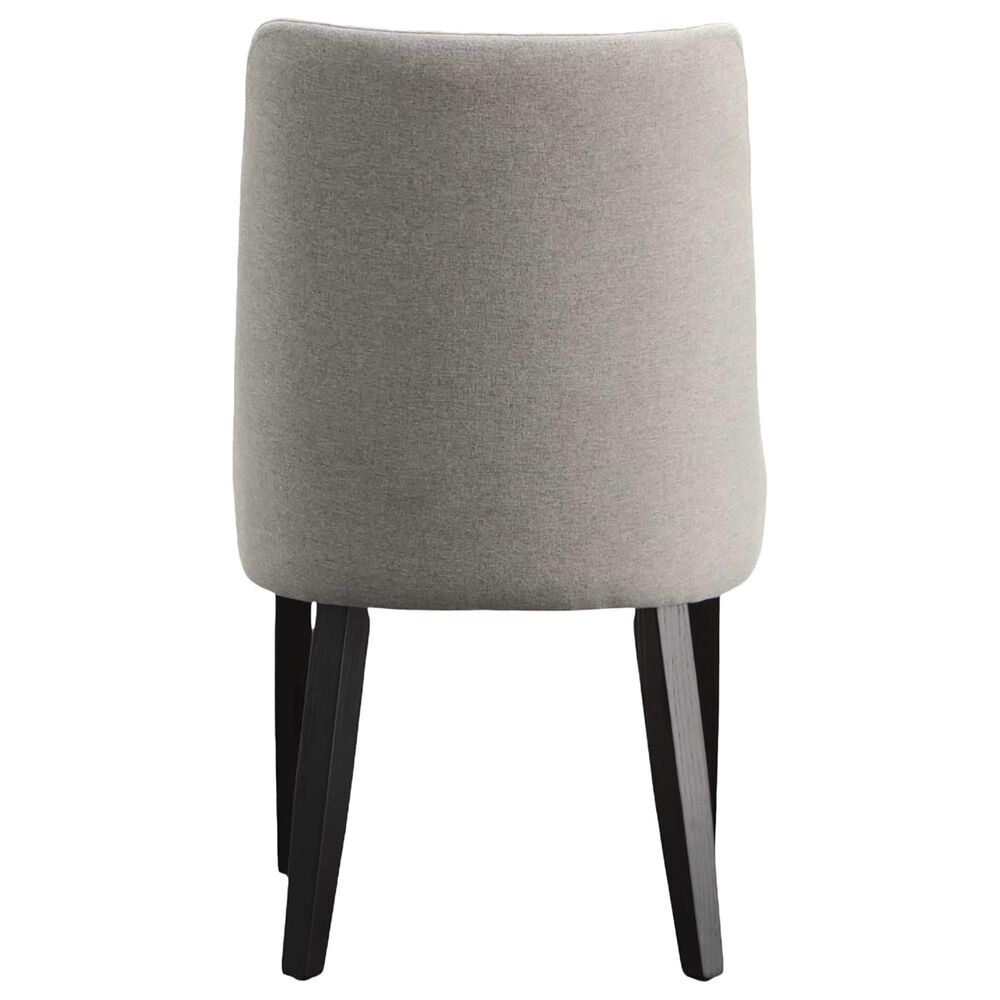 Steve Silver Xena Side Chair with Light Gray in Ebony, , large