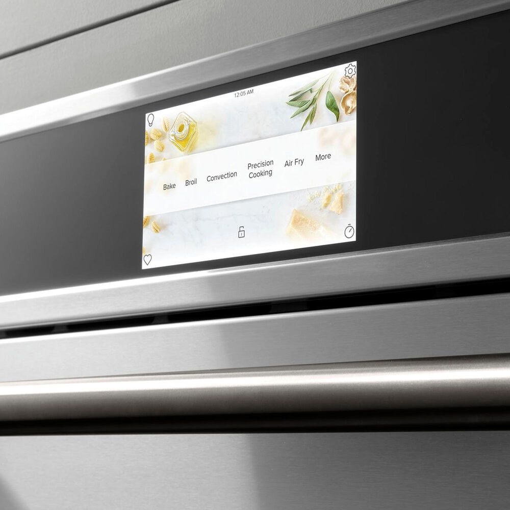 Cafe 2-Piece Kitchen Package with 30" Smart Built-In Convection Double Wall Oven and 30" Gas Cooktop in Stainless Steel, , large