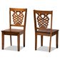 Baxton Studio Gervais Side Chair in Walnut Brown (Set of 2), , large