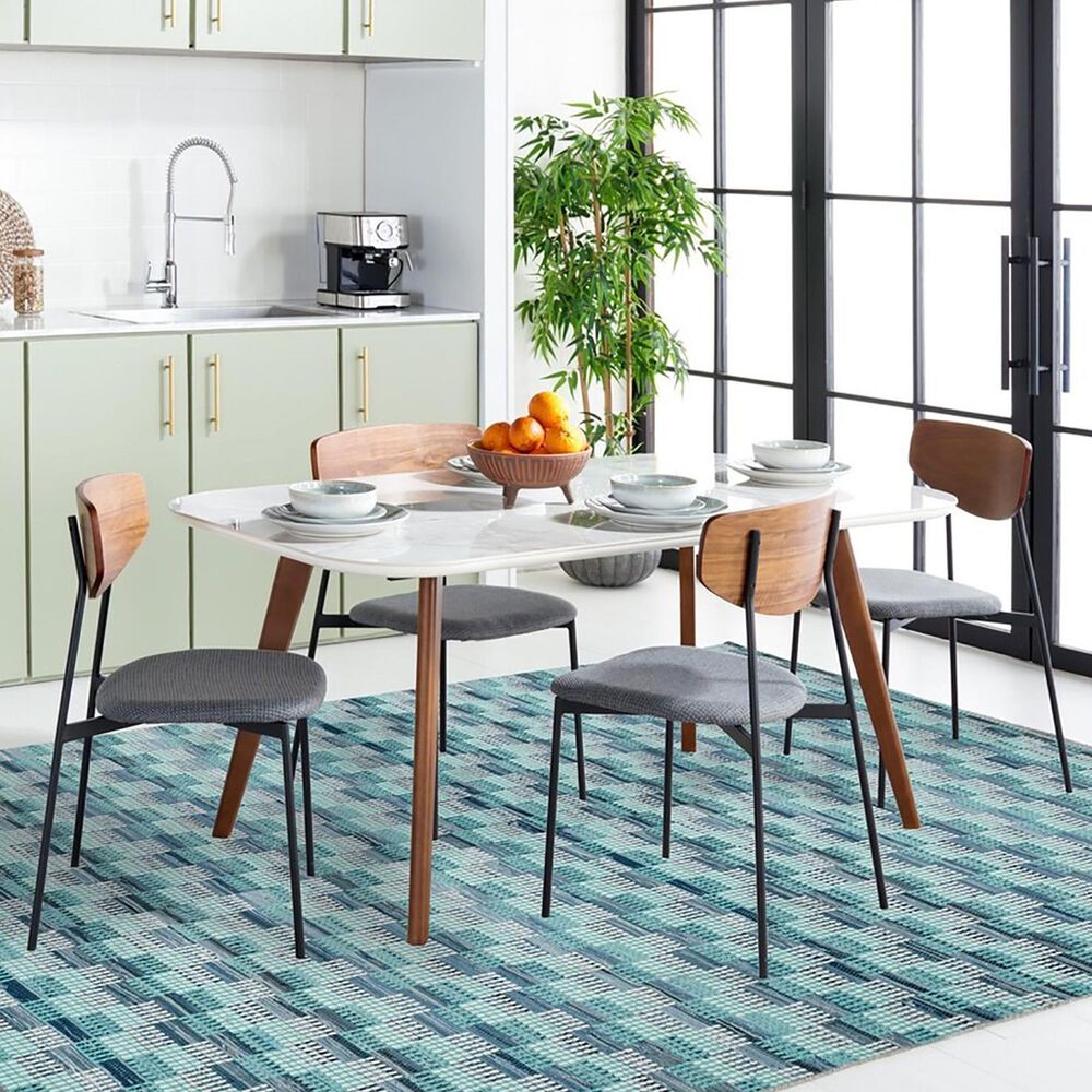 Safavieh Montauk Geometric 8&#39; x 10&#39; Turquoise and Multicolor Area Rug, , large