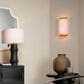 Jamie Young Direct Ship Ridgely 1-Light Linen Wall Sconce in White, , large