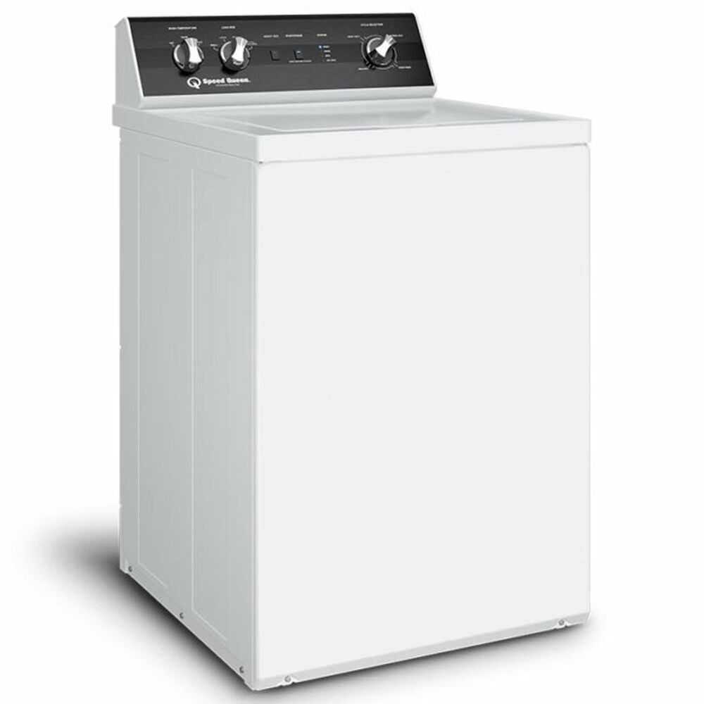 Speed Queen 3.2 Cu. Ft. Top Load Washer and 7.0 Cu. Ft. Front Load Gas Dryer Laundry Pair with 4-Preset Cycles in White, , large
