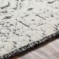 Surya Louvre Black, Ivory and Cream 10" x 14" Area Rug, , large
