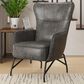 Golden Wave Furniture Franky Accent Chair in Badlands Charcoal, , large