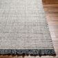 Surya Sara SRU-2304 2" x 3" Off-White, Charcoal, Brown and Seafoam Area Rug, , large