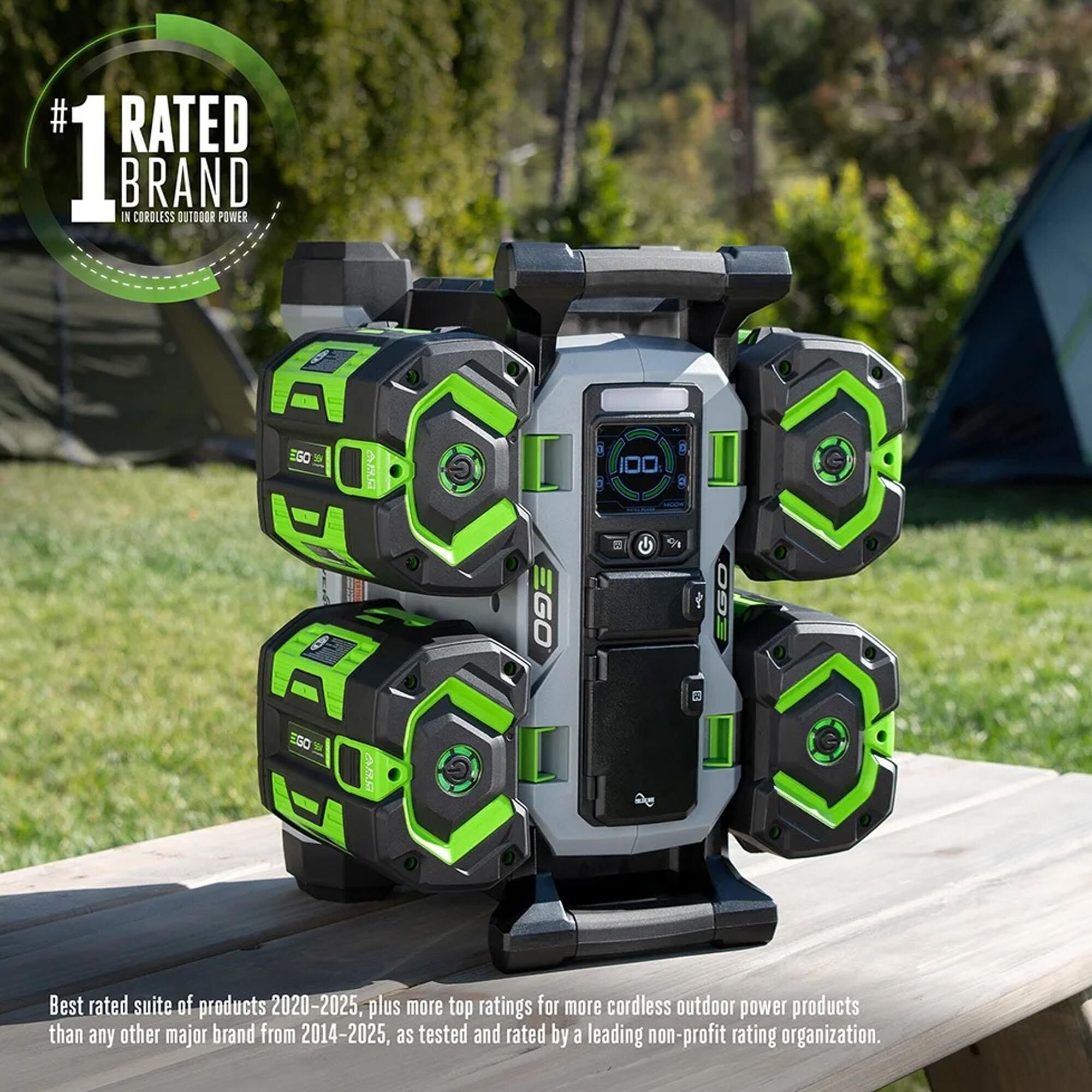 EGO POWER+ Nexus 1400W Portable Power Station, Includes (2) 56V