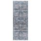 Surya Cardiff CDF-2309 Blue, Deep Teal, Medium Gray, Light Gray, Camel and Charcoal 2"7" x 7"3" Runner, , large