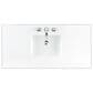 James Martin Brittany 48" Single Bathroom Vanity in Bright White with 3 cm White Zeus Quartz Top and Rectangular Sink, , large