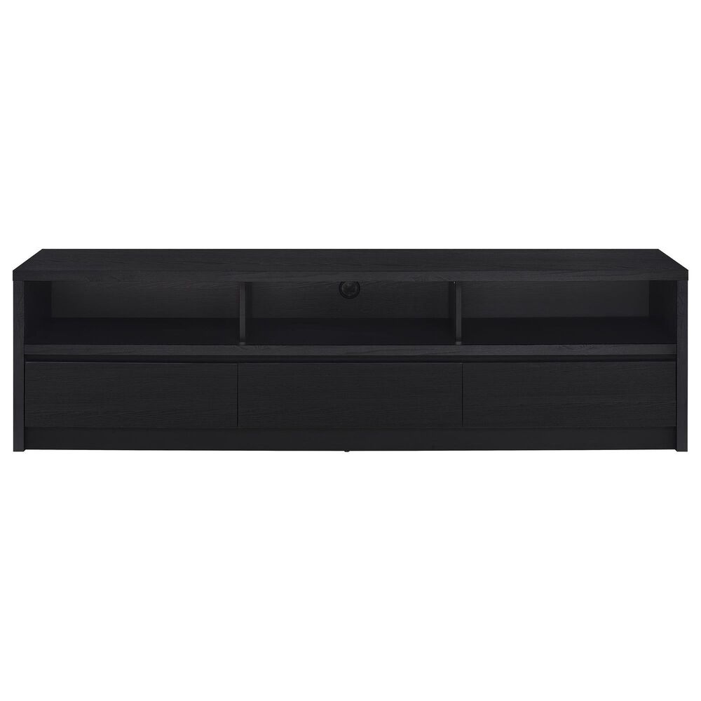 Coaster Rutland 78&quot; TV Stand Media Console in Black, , large