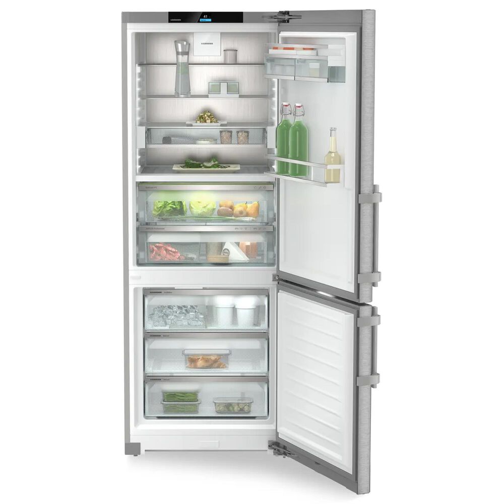Liebherr Prime 16.8 Cu. Ft. Bottom Mount Refrigerator in Stainless Steel, , large