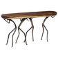 TimberHaus Atlas Console Table in Natural and Black, , large