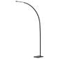 Adesso Sonic LED Arc Lamp in Black, , large