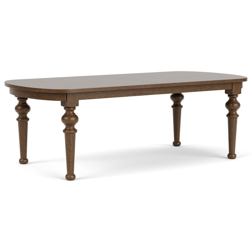 Riverside Furniture Calhoun Rectangular Dining Table in Whiskey Oak - Table Only, , large