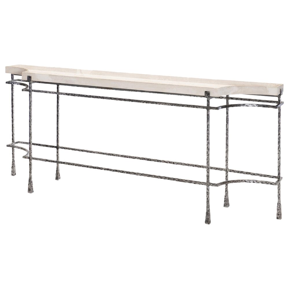 Century Mesa Cortez Console Table in Blackened and Tan, , large