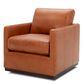 Interlochen Leather Accent Chair in Camel Brown, , large