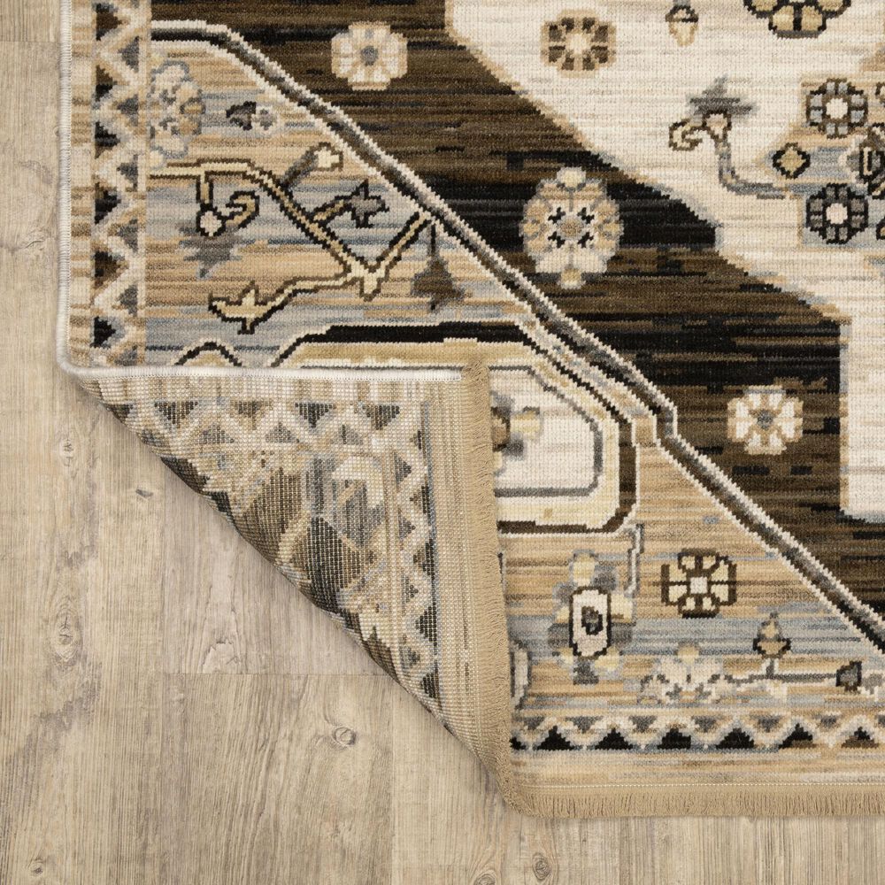 Oriental Weavers Acacia Brown and Grey 2'6" x 10' Runner, , large