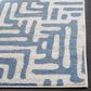 Safavieh Amsterdam AMS106C-28 2"3" x 8" Ivory/Light Blue Runner, , large
