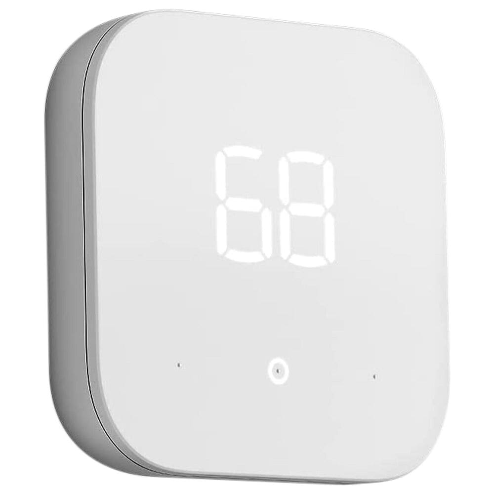 Amazon Smart Programmable Thermostat with Alexa in White, , large
