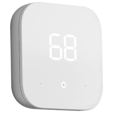 Amazon Smart Programmable Thermostat with Alexa in White, , large