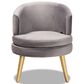Baxton Studio Baptiste Accent Chair in Grey, , large