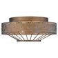 Golden Lighting Ferris 2-Light Flush Mount in Copper Patina, , large