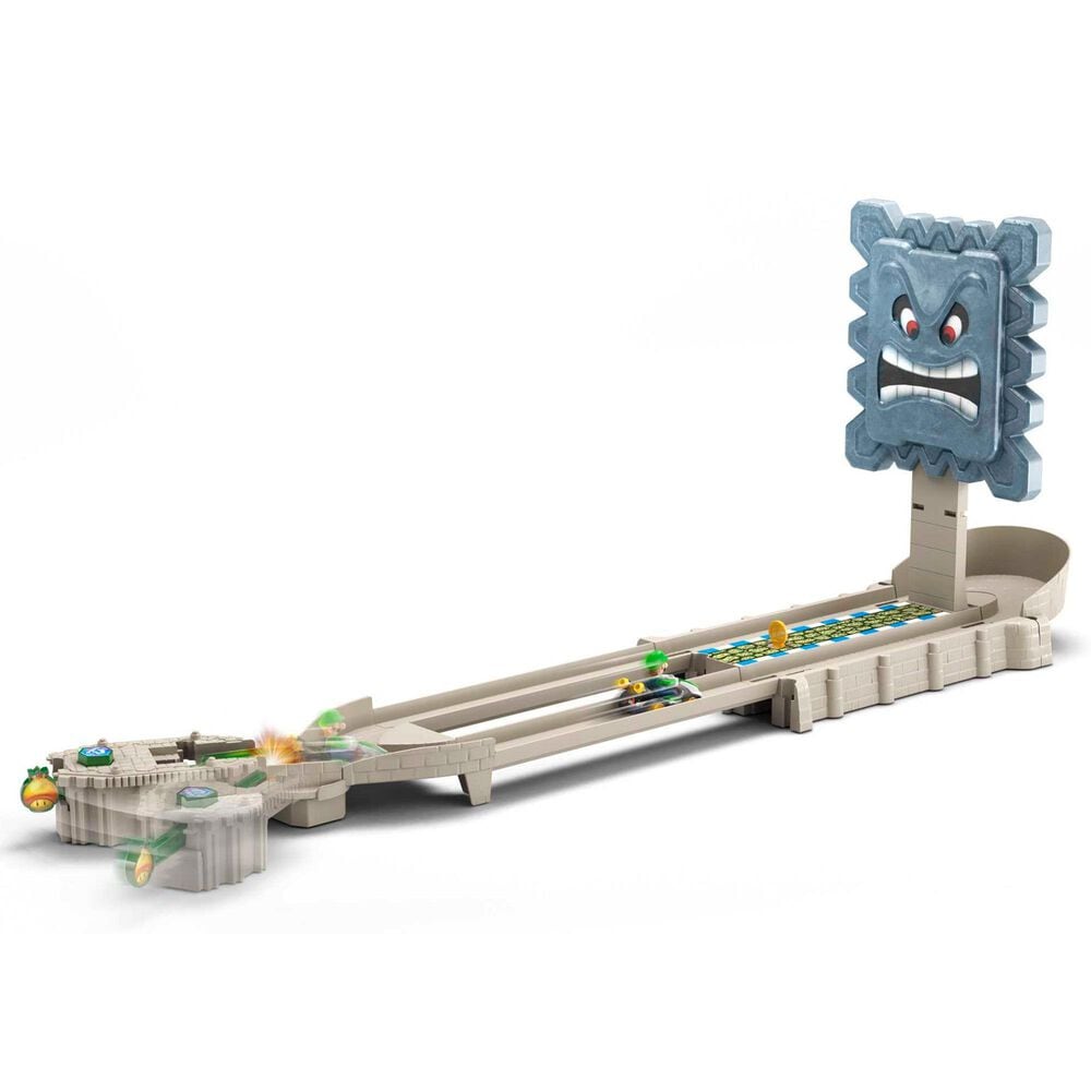 Hot Wheels Mario Kart Thwomp Ruins Track Set in Multicolor, , large