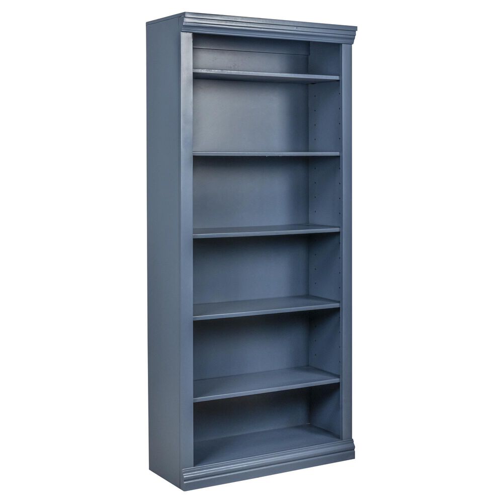 CalBaja Furniture 72" Bookcase in Tempo Blue NFM