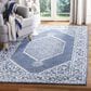 Safavieh Micro-Loop MLP605M 4" x 6" Blue and Ivory Area Rug, , large