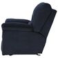Ashley SimpleJoy Manual Rocker Recliner in Navy, , large