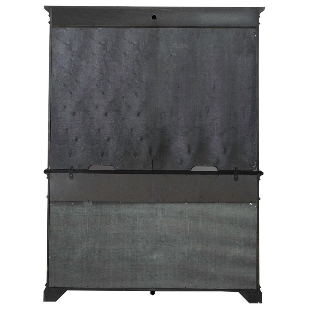 Belle Furnishings Buffet and Hutch in Dark Brown, , large