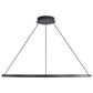 Golden Lighting Veritas 35" 1-Light Chandelier in Sand Black, , large