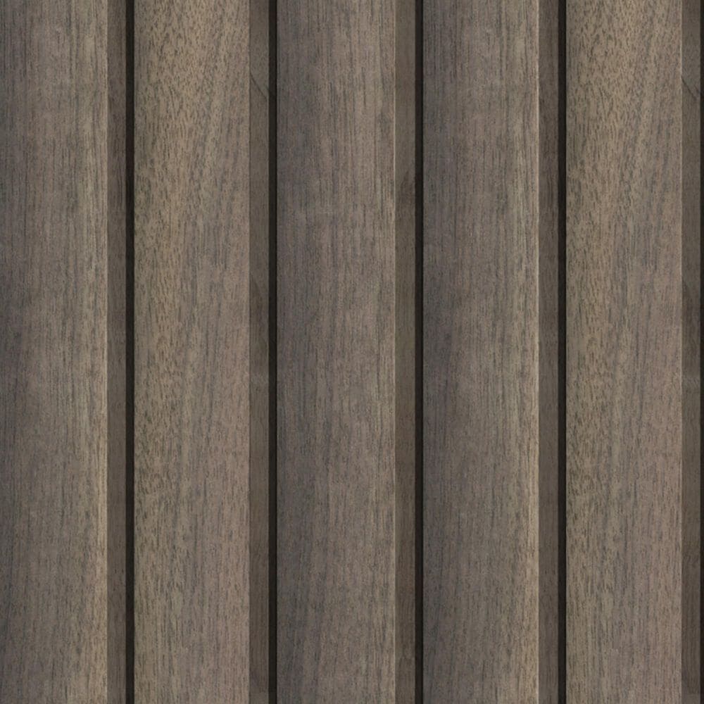 MS International Sonowood Tawny Reeded 9.5" x 94.5" Acoustic Wood Slat Panels, , large