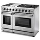 Thor Kitchen 48" Freestanding Professional Gas Range with Storage Drawer in Stainless Steel, , large