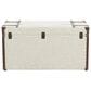Maple and Jade 2-Drawer Coffee Table in Cream and Brown, , large