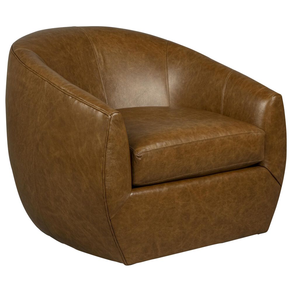 Huntington House Swivel Chair in Cognac, , large