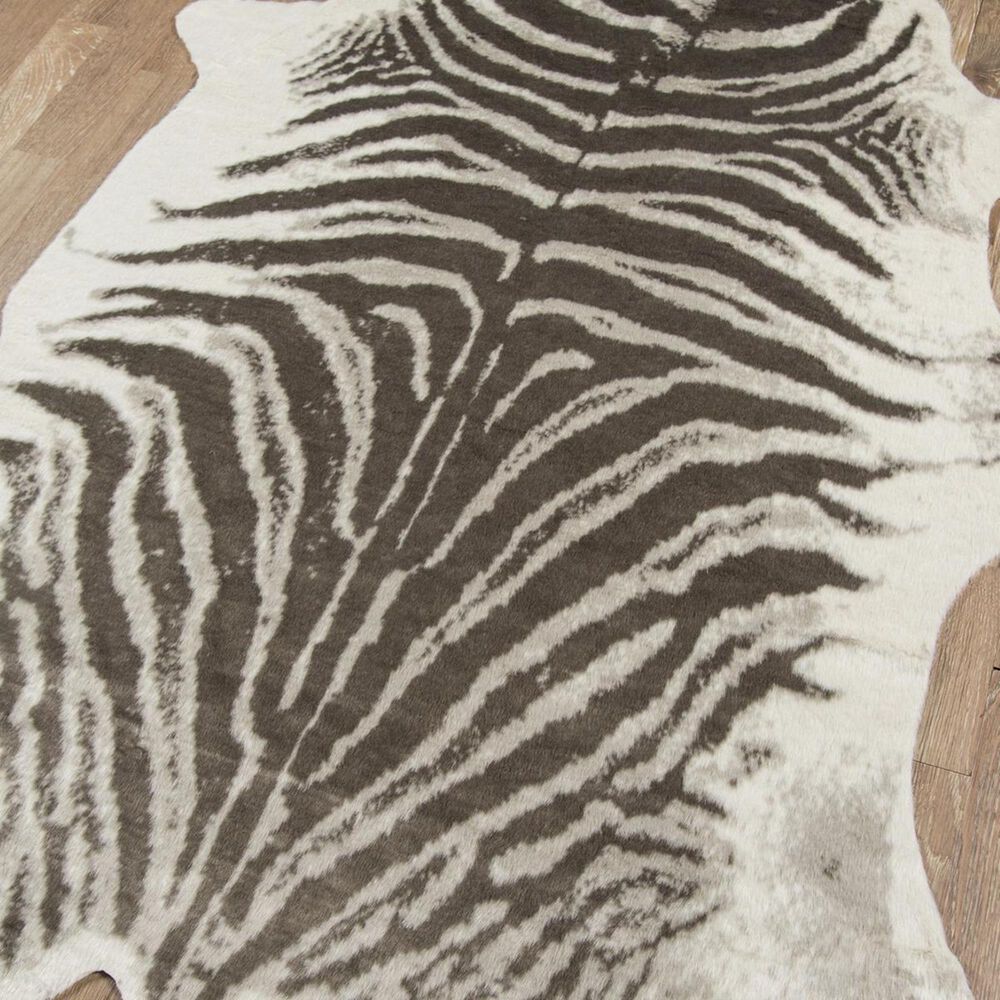 Momeni Acadia ACA-1 5"3" x 7"10" Grey Area Rug, , large