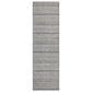 Dalyn Rug Company Soft Essentials Striped Pewter 2"3" x 7"6" Indoor/Outdoor Runner, , large