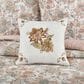 J. Queen New York Janessa 16" Square Throw Pillow in Spice, Coral and Gold, , large