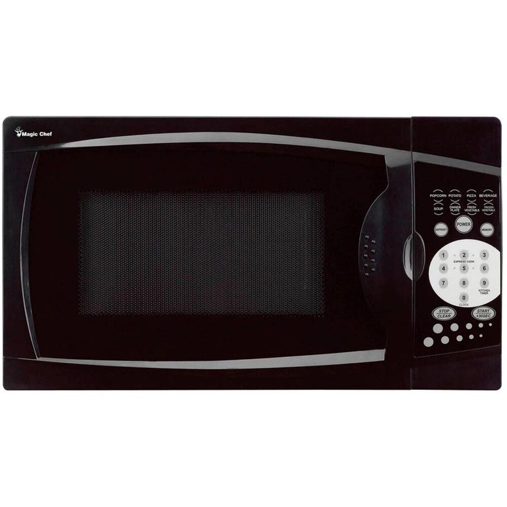 Magic Chef 0.7 Cu. Ft. 700W Countertop Microwave Oven in Black, , large