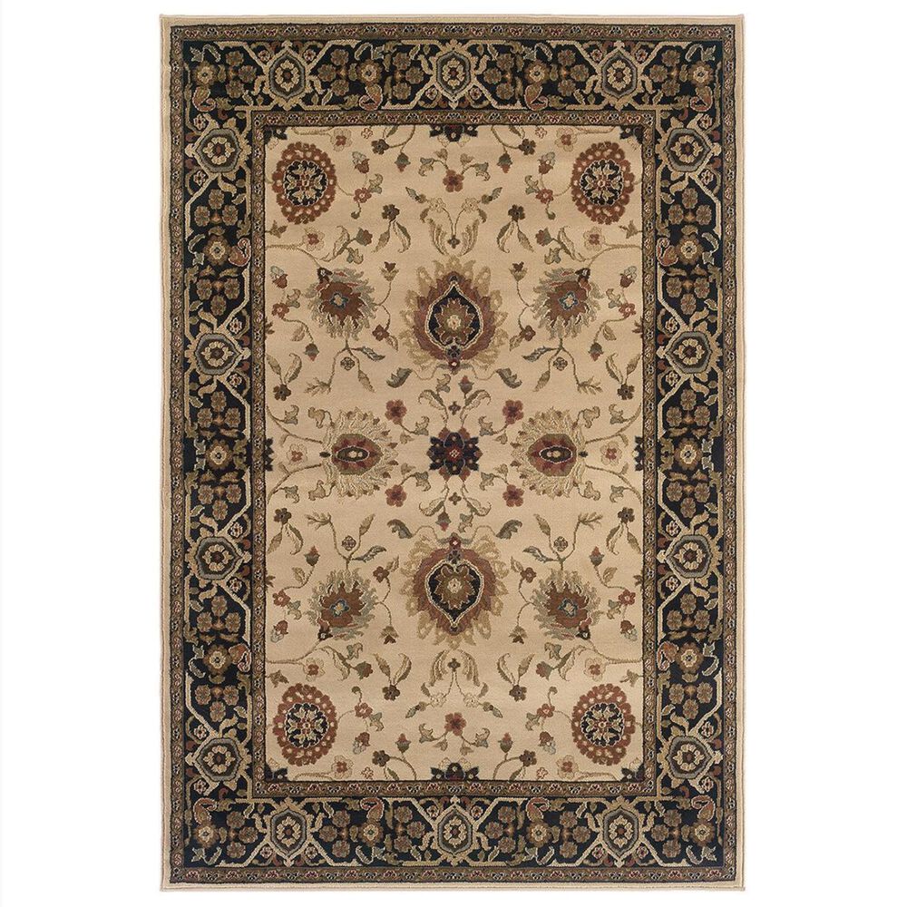 Oriental Weavers Hudson 1338C 10" x 13" Beige Area Rug, , large