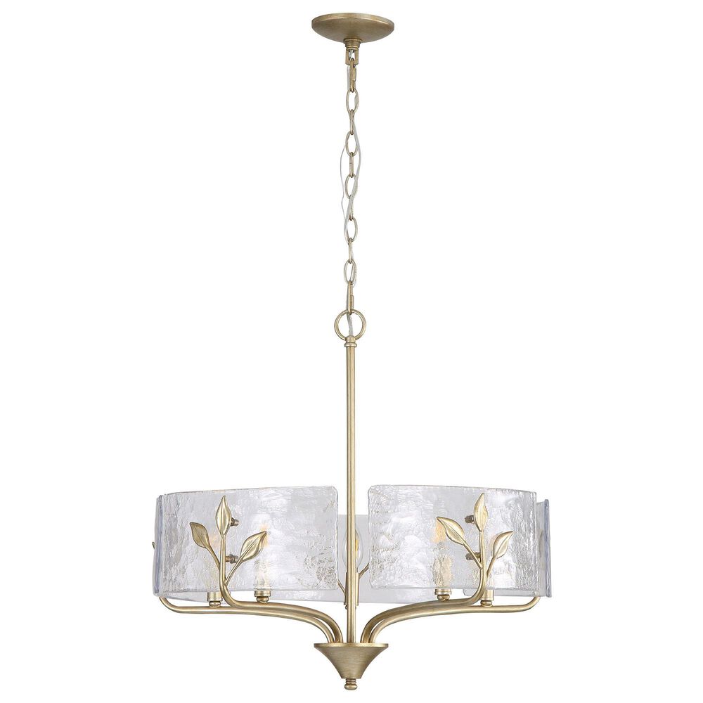 Golden Lighting Bloem 5-Light Pendant in White Gold, , large