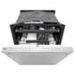 LG 24" Built-In Pocket Handle Dishwasher with SteamAssist in PrintProof Stainless Steel, , large