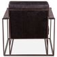 Home Trends & Design Grosvenor Arm Chair with Ebony Black Cushion in Matte Brown, , large