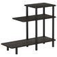 HOMLUX 3-Tier Sofa Side End Table in Espresso, , large