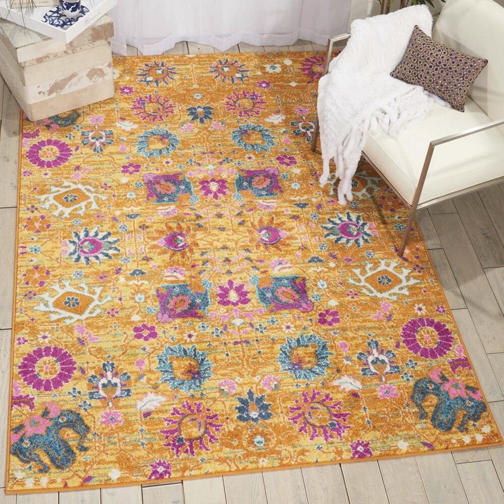 Nourison Passion PSN01 8&#39; x 10&#39; Sun Area Rug, , large