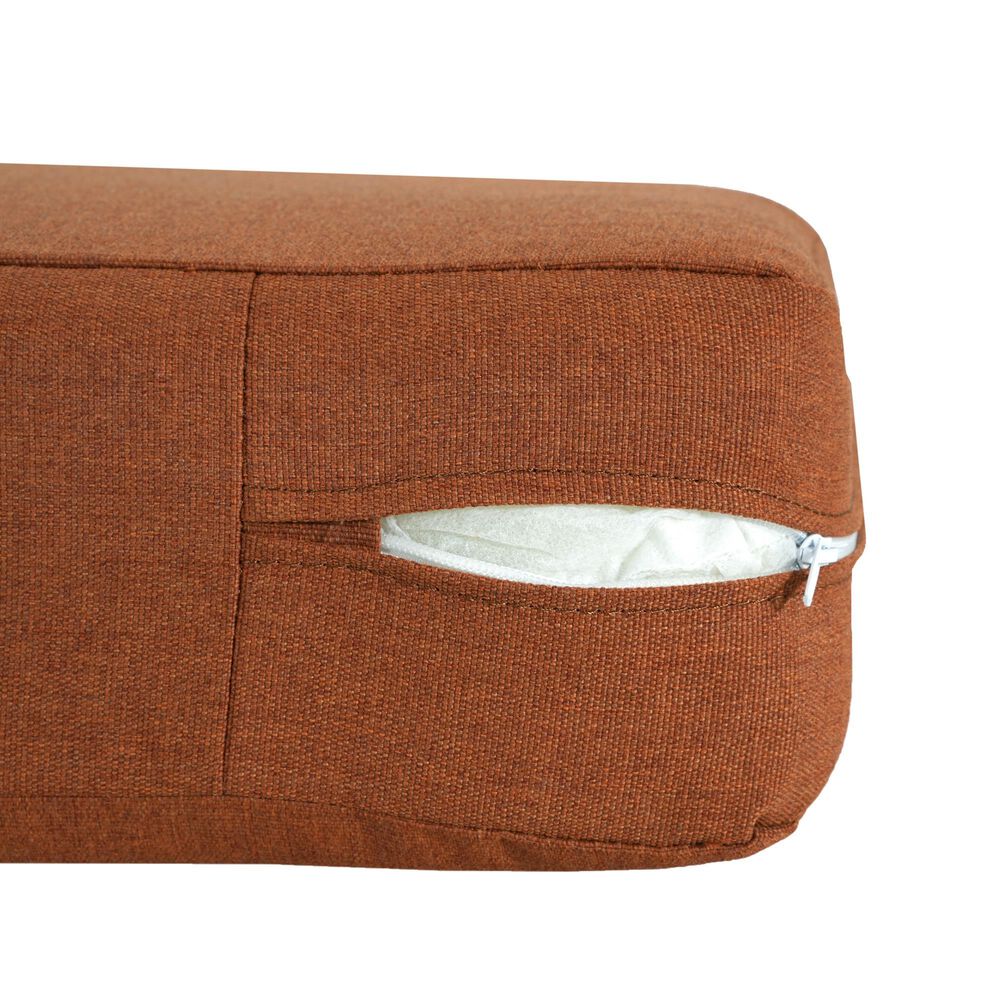 Hearth and Haven Noah2-Piece Outdoor Club Chair Cushion Set in Orange, , large
