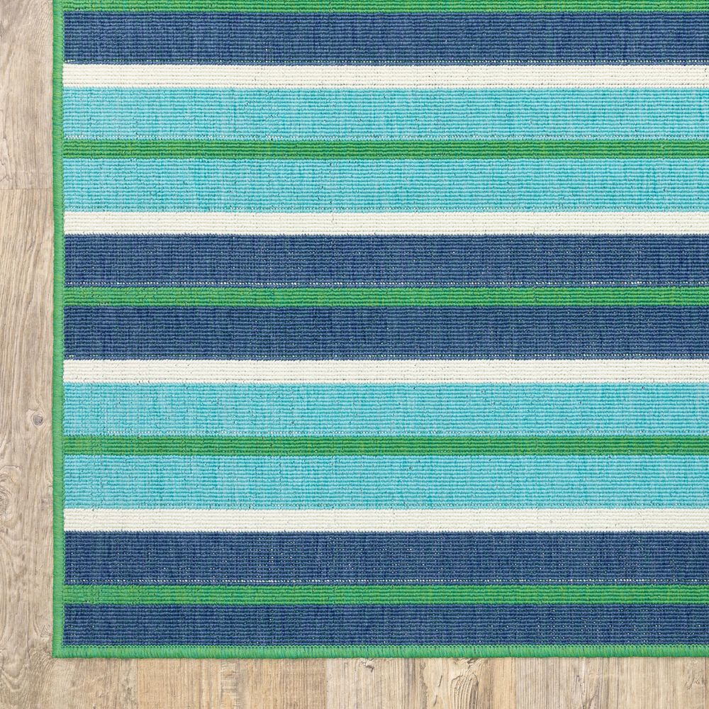 Oriental Weavers Meridian 9652F 2&#39;3&quot; x 7&#39;6&quot; Blue Runner, , large