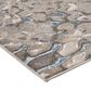 Feizy Azure 8" x 10" Blue and Silver Area Rug, , large